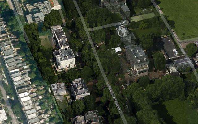 Roman Abramovich Kensington Palace Gardens Google Maps