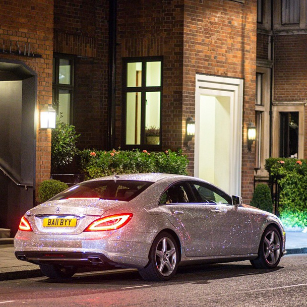 Crystal Covered Mercedes Spotted In London Luxury Travel Magazine Luxury Travel Features News Reviews Interviews Hotels Resorts Luxury Fashion Jewellery Supercars And Yachts