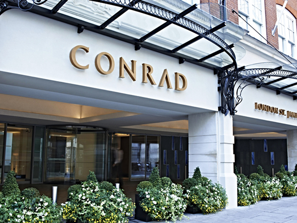 Conrad London St. James entrance