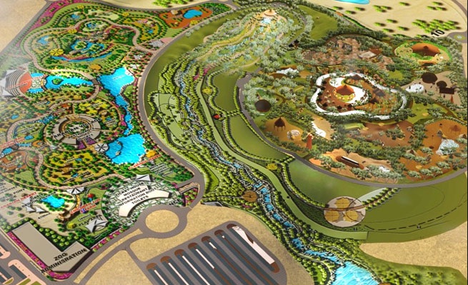 Dubai Safari Park map