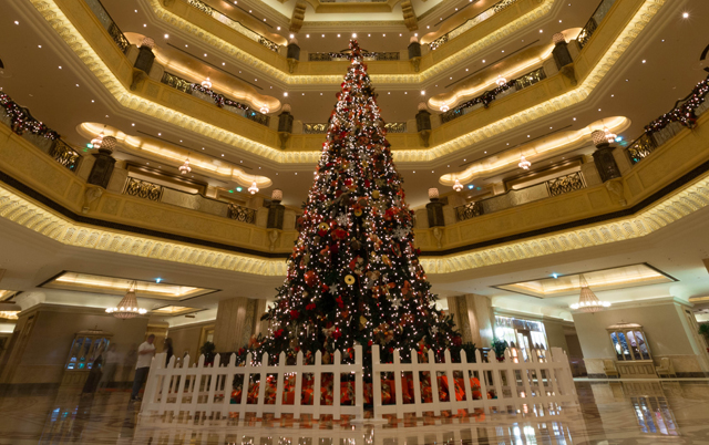 Emirates Palace Christmas Tree Abu Dhabi