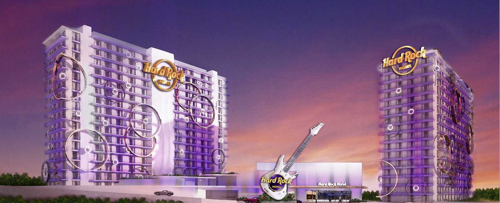 Hard Rock Hotel Tenerife 2016 rendering