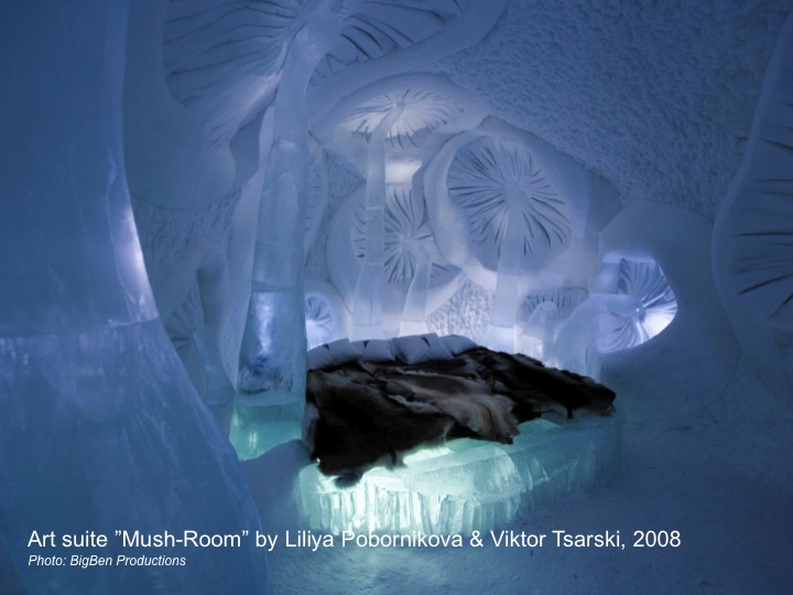 Icehotel Mush Room suite