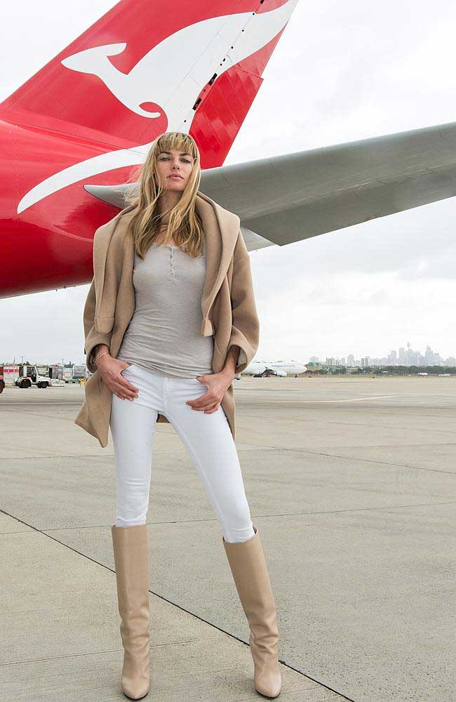 Qantas style consultant Jessica Hart