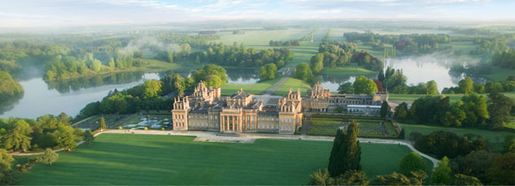 Blenheim Palace from the air