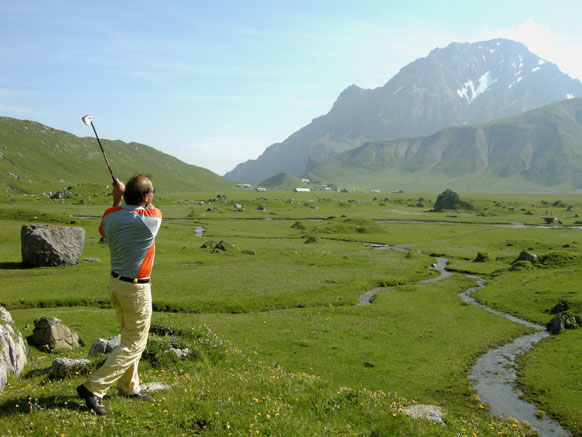 Golf Mountain Switzerland swing