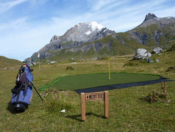 Golf Mountain Switzerland next tee
