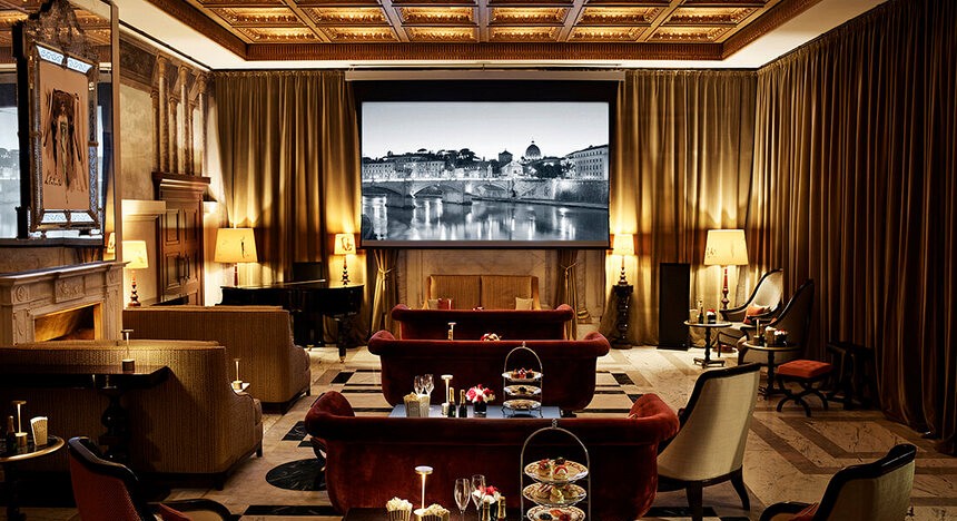 Hotel Eden Rome, Piccolo Cinema Eden, Rome, Italy, luxury hotel in Rome, cinema experience, popcorn, movies, hollywood, cinema suite, enjoy, time, 