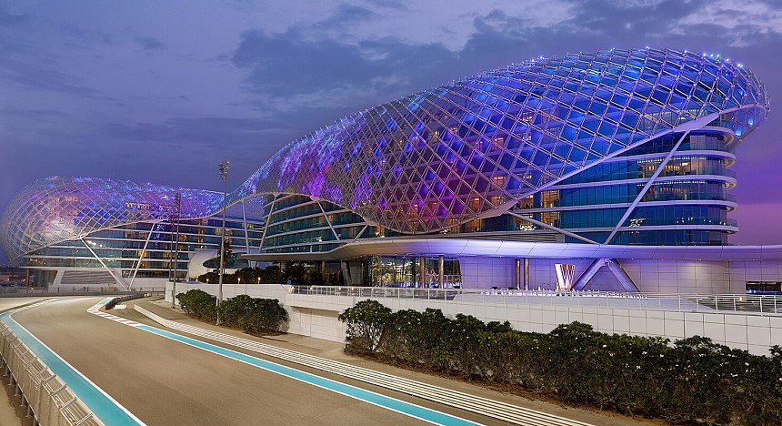 W Abu Dhabi - Yas Island, Formula, Abu Dhabi Grand Prix 2021, Fabulous suite, luxury hotel, five star hotels, racing, racecar, hotels, race circuit
