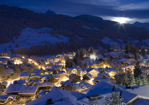 The village of Gstaad