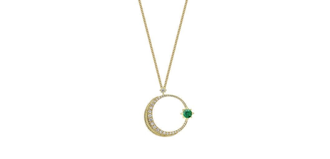  Crescent Moon necklace, Fabergé