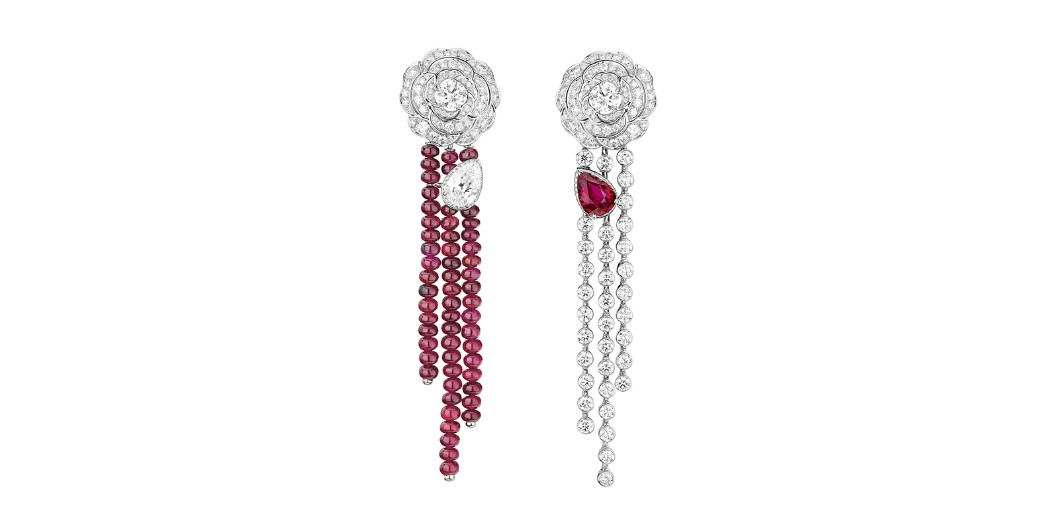 Rouge Incandescent earrings, Chanel