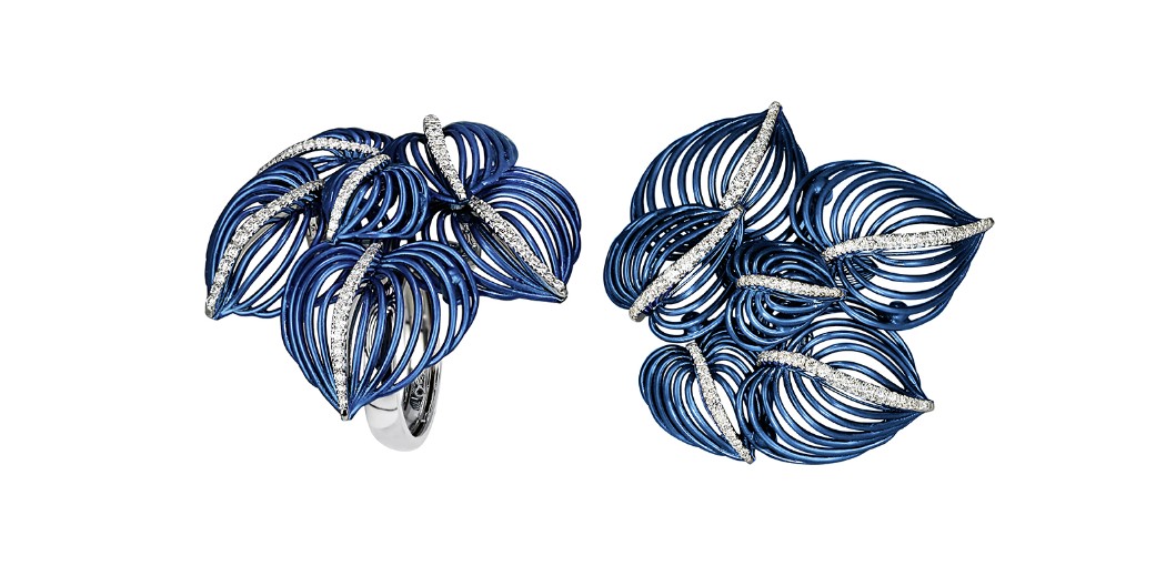 Les Palmas earrings,
Jacobs & Co.