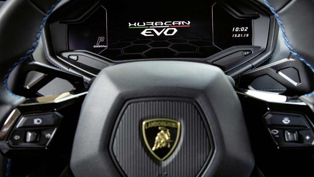 The Lamborghini Huracan Evo