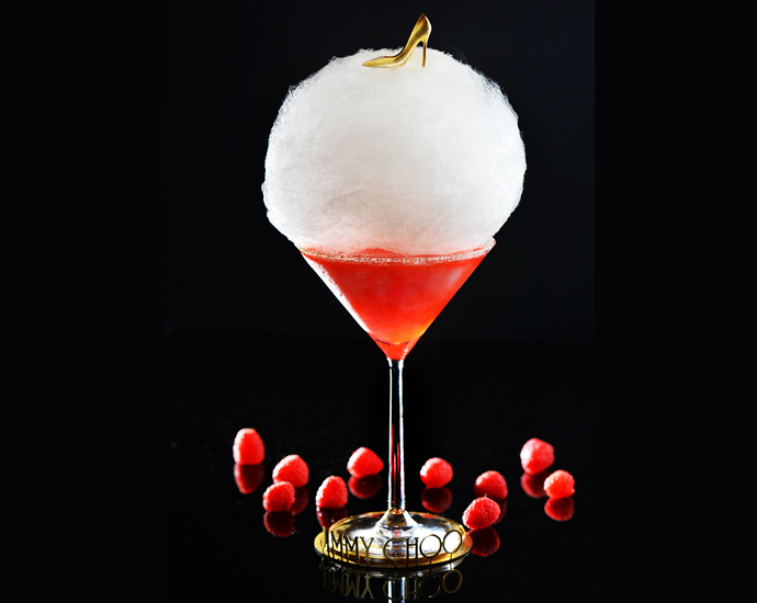 Cotton Berry Cloud Jimmy Choo cocktail Ritz-Carlton Hong Kong