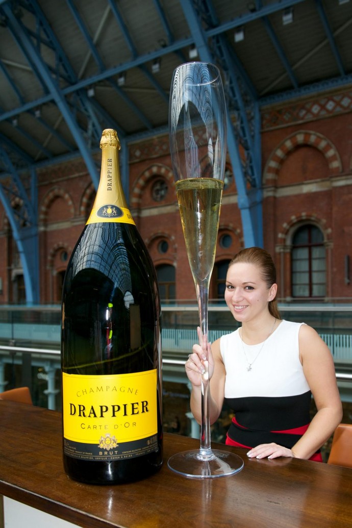 Champagne bottle Searcys