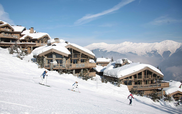 Courchevel ski slope