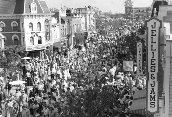Disneyland opens