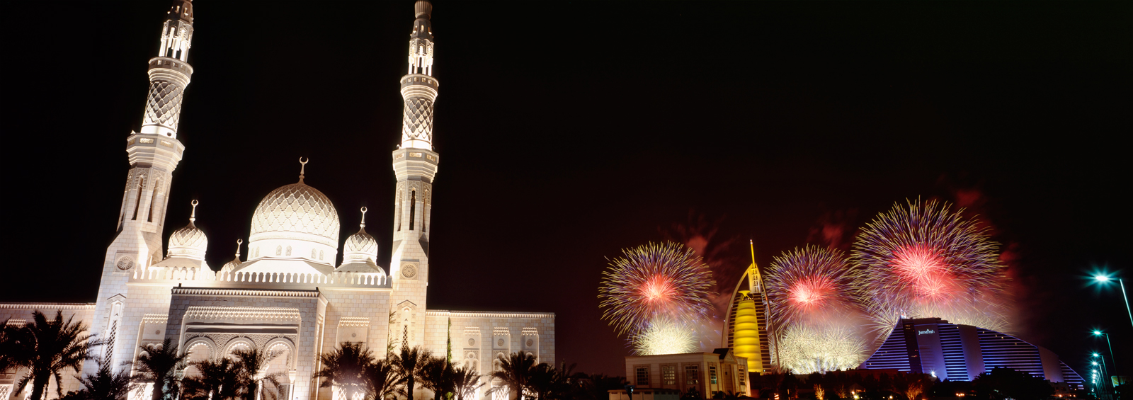 Fireworks at the Burj Al Arab