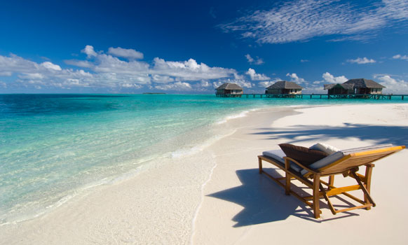 Conrad Maldives beach