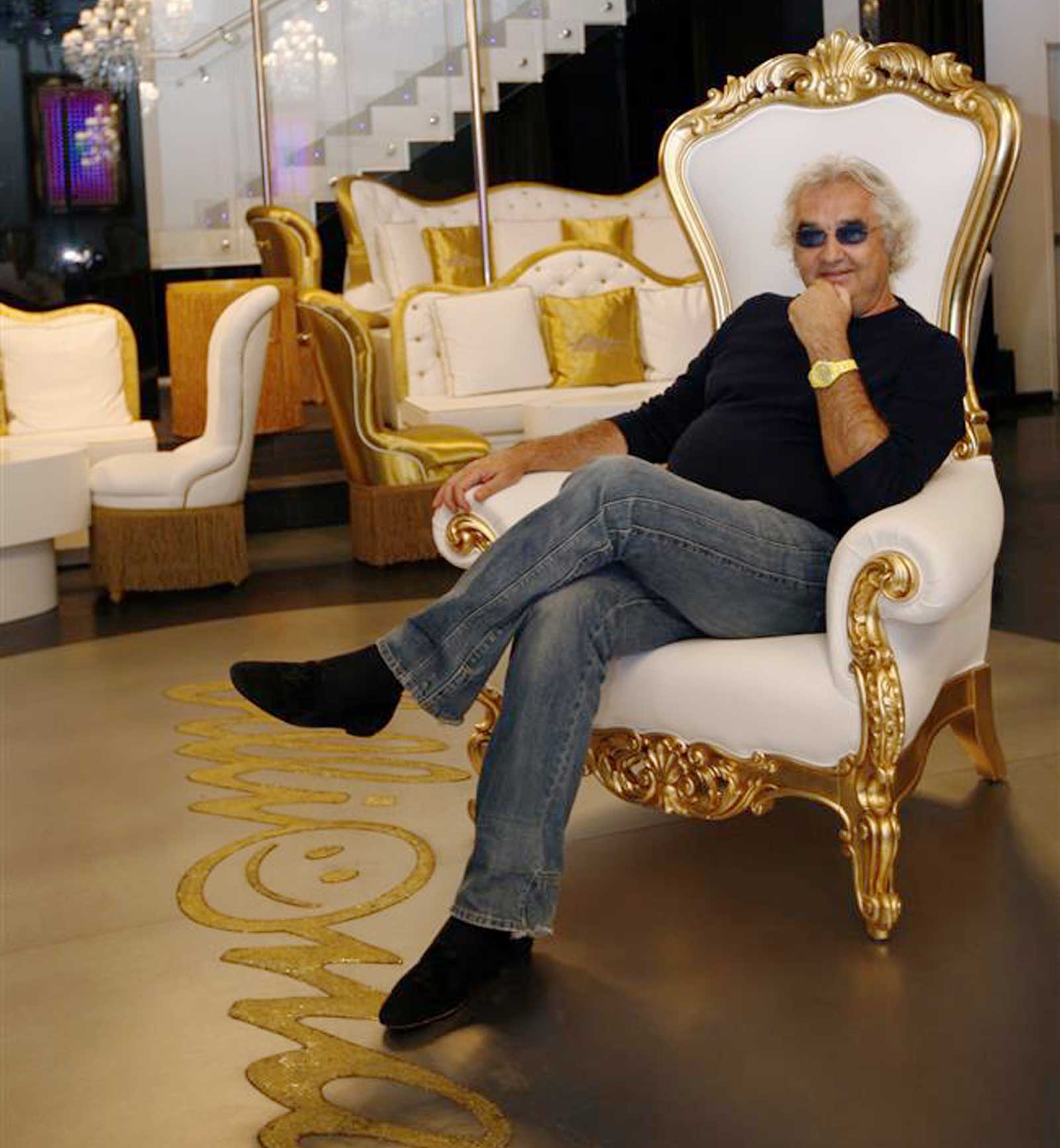 Flavio Briatore in repose