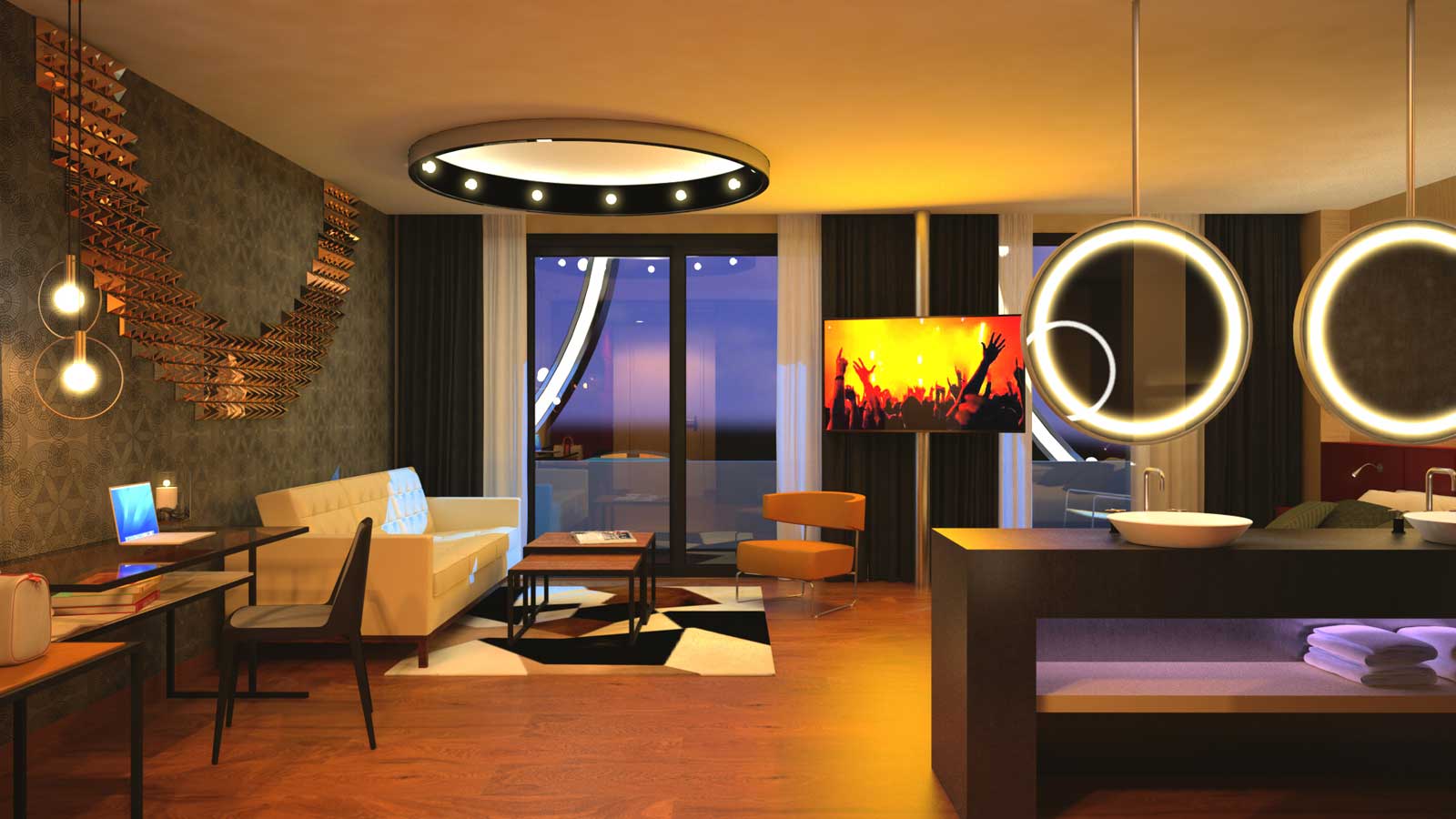 Hard Rock Hotel Tenerife 2016 rendering