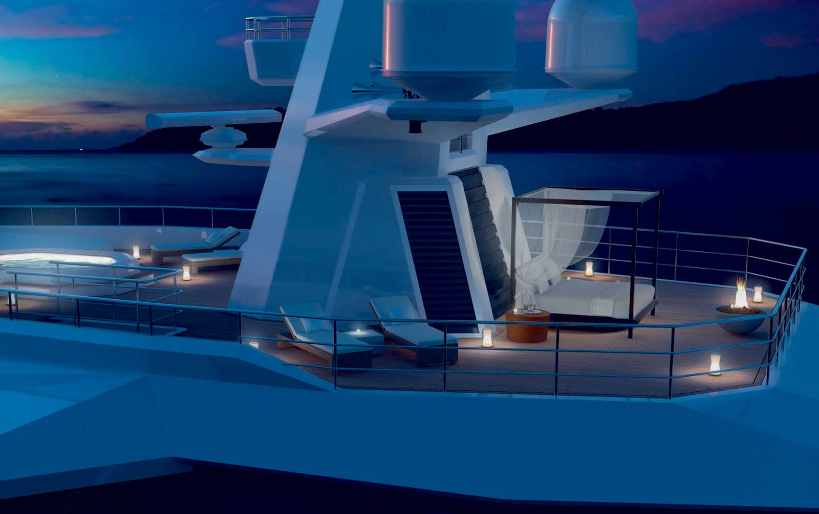 SeaXplorer vessel at night