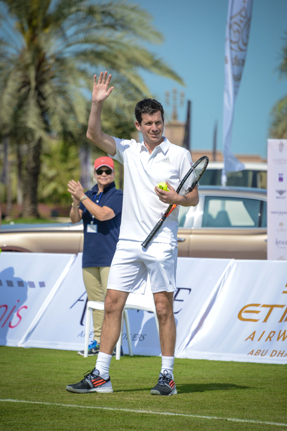 Tim Henman at Emirates Palace, Abu Dhabi