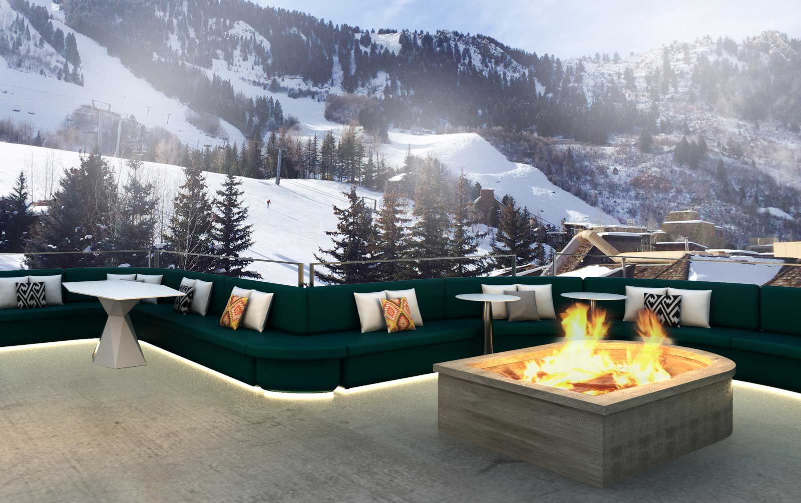 W Aspen roofdeck Colorado