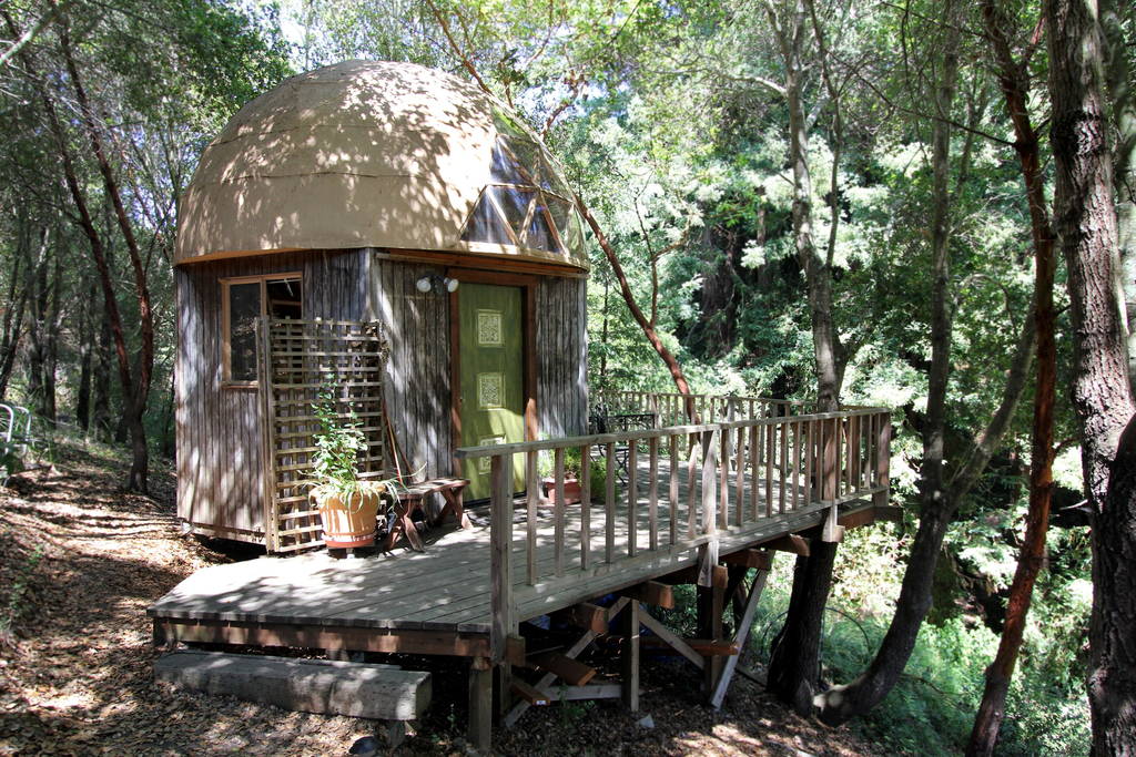 Mushroom Dome Cabin Airbnb