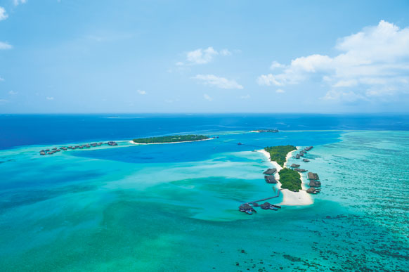 Conrad Maldives aerial photo
