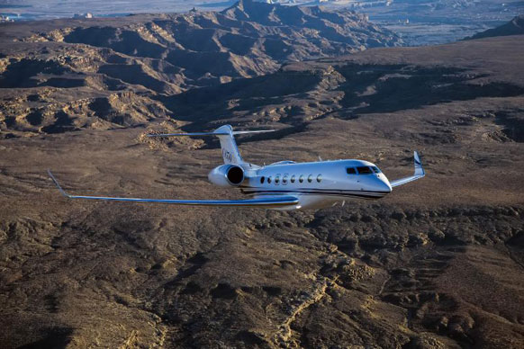 Gulfstream G650ER around the world