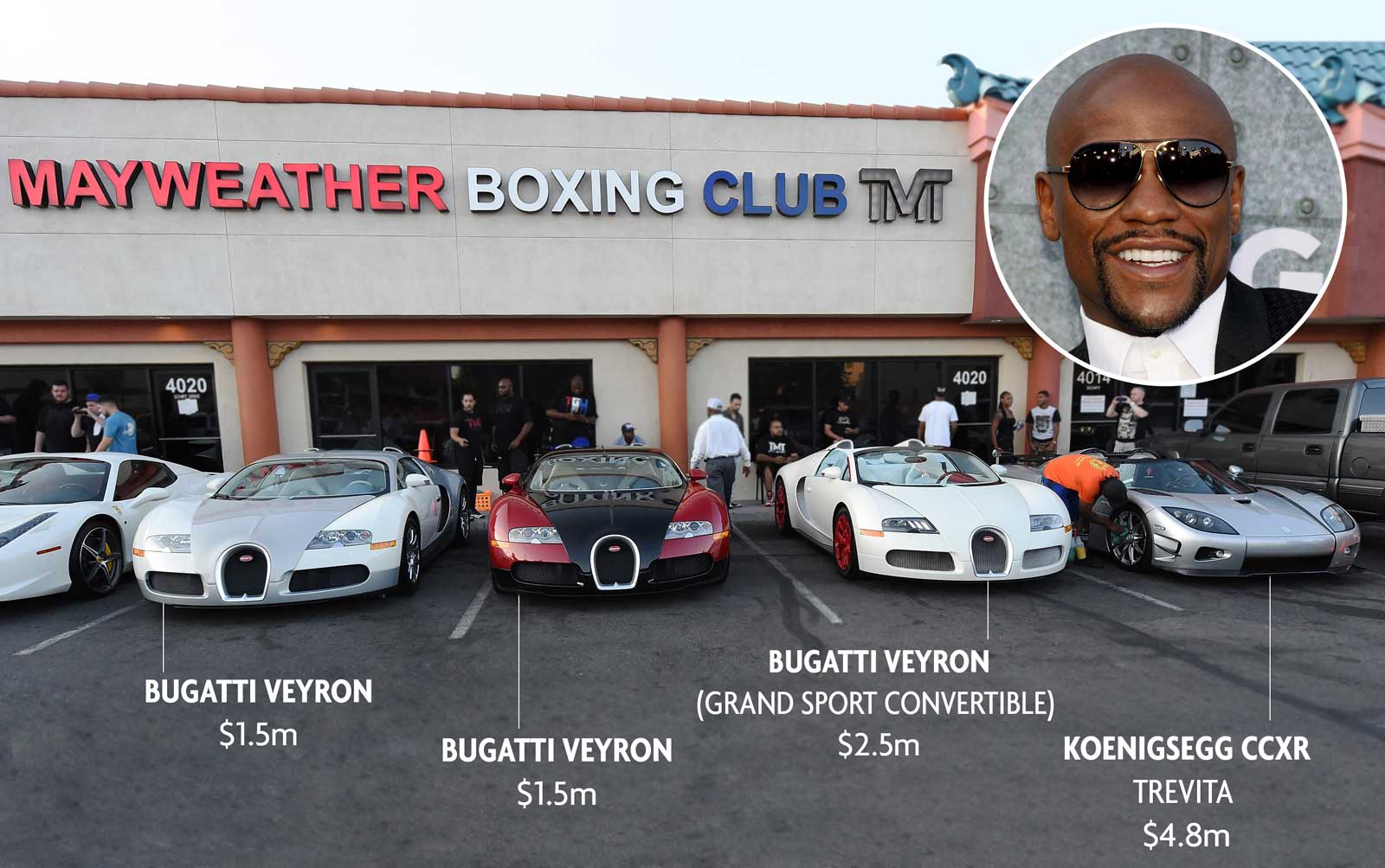 Floyd Mayweather cars