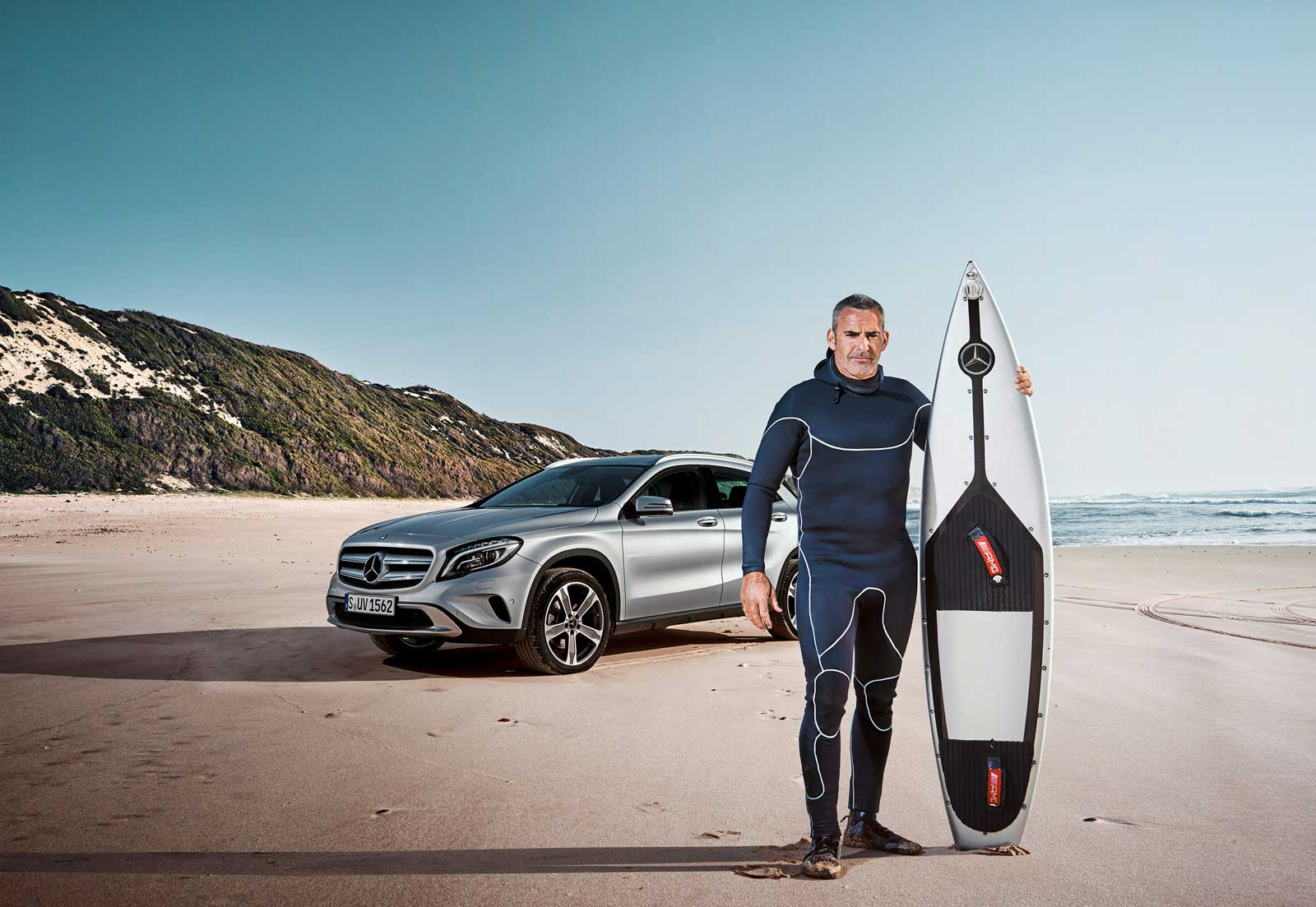 Professional surfer Garrett McNamara in the GLA