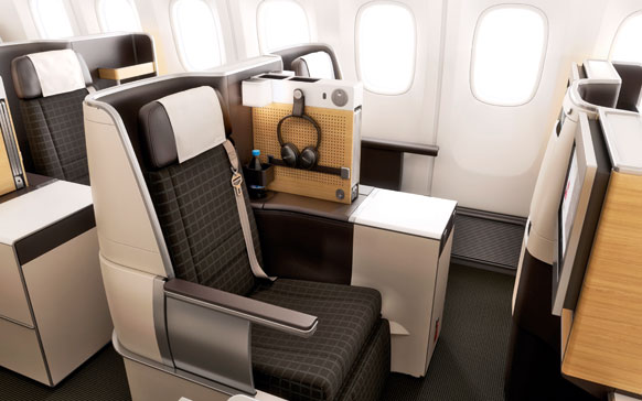SWISS Business Class Boeing 777