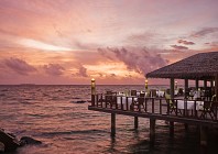 Romance under a Maldivian sky