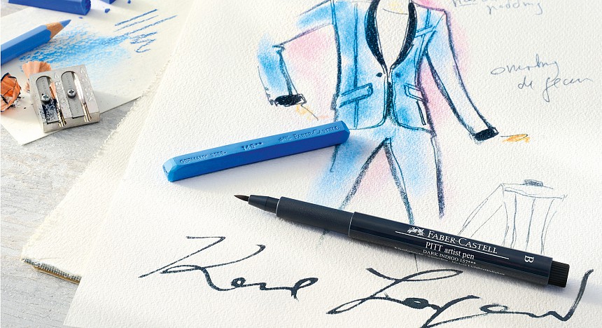 Master sketch: Karl Lagerfeld unveils high-end pencil collection