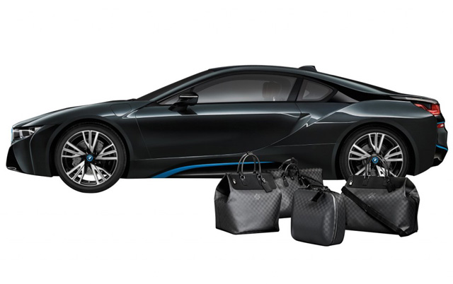 Louis Vuitton designs luggage set for BMW i8
