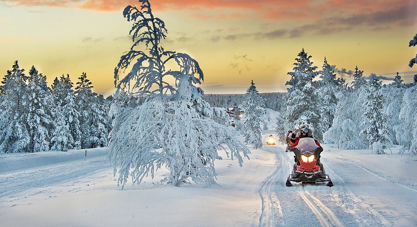 Kakslauttanen Arctic Resort, Finland, Igloos, Winter, Europe, Holidays, Resorts, Snow, Smoke Saunas