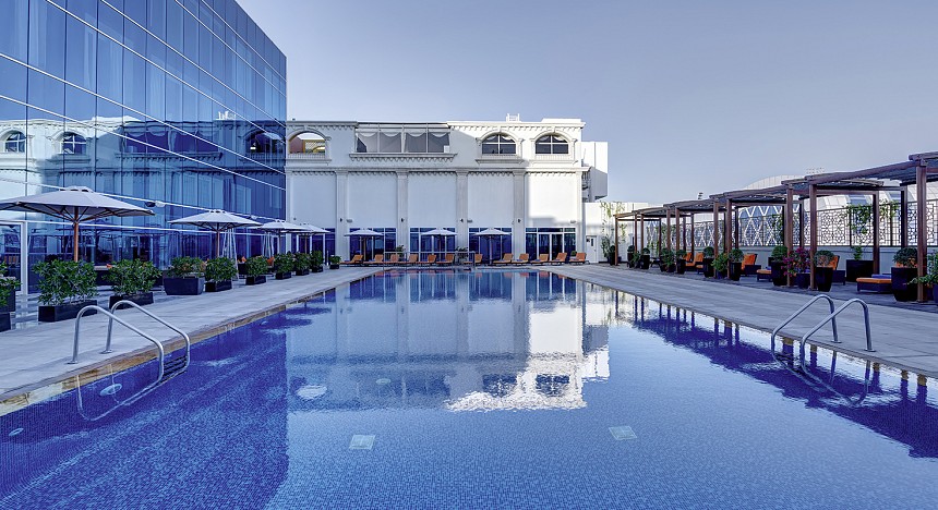 Radisson Hotels, Radisson Blue, Luxury Hotels in Dubai, Ajman, Pool, Radisson Collections, Staycation in Dubai