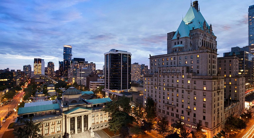 Fairmont Hotel, Vancouver, Canada, Luxury hotel, five star hotels in Vancouver, rooms, pool, Guest rooms, Hotel