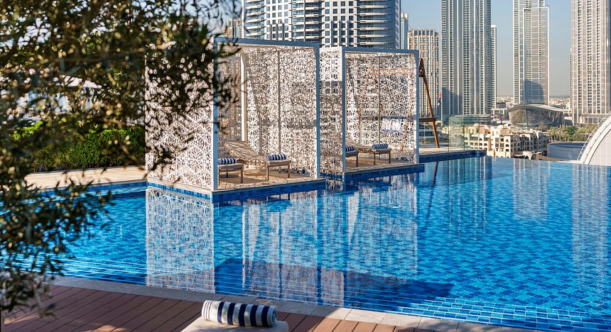 Address Hotels Dubai,  Address Fountain Views, luxury hotels in downtown dubai, beautiful hotels, burj khalifa view, burj khalifa fountain views