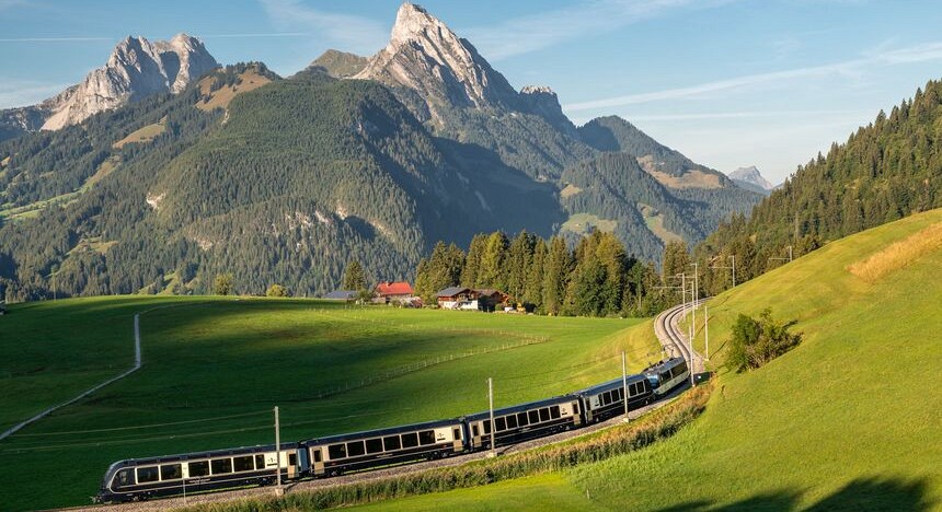 The Goldenpass Express, Switzerland, Train journey, luxury train travel, explore switzerland, beautiful landscapes, luxurious travel, explore swiss, beautiful switzerland
