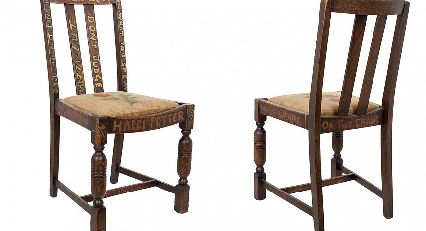 Harry Potter chair sells at auction