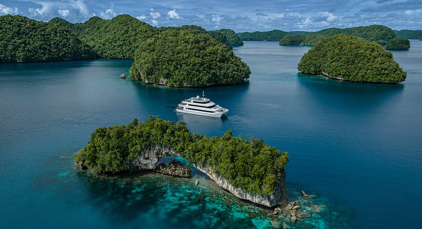 Discover the beauty of Palau aboard a luxury catamaran