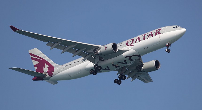 Qatar airways business class organic menu 