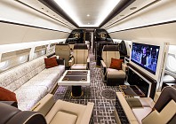 This private jet has been styled like a vintage Asian train