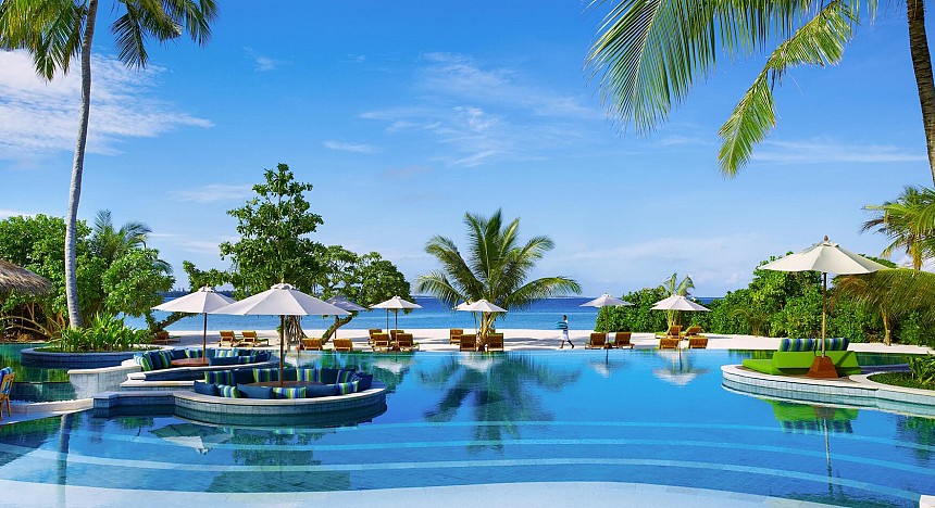 Six Senses Laamu, Maldives, villas, Islands, Resorts, Pool, Honeymoon, Holidays, Vacation, Spa, Beaches, Boats, Luxury, Underwater.
