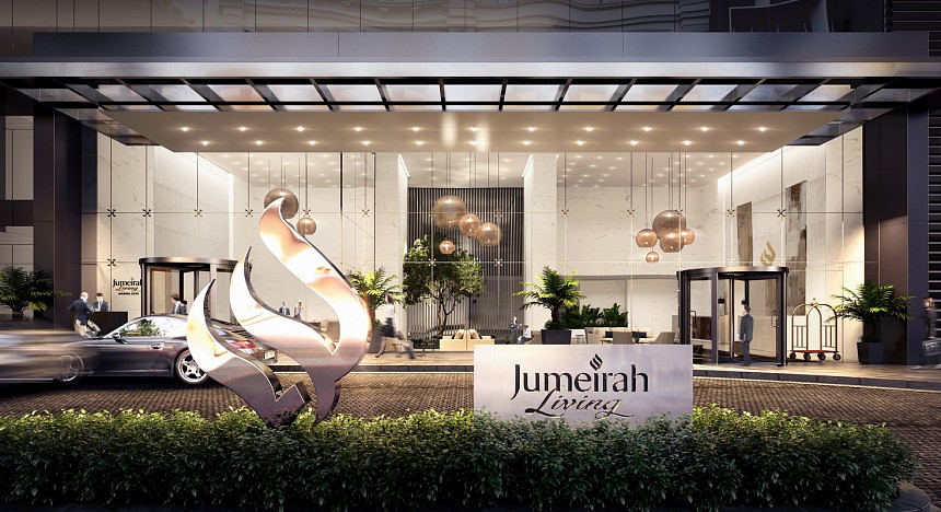 Jumeirah Living Marina Gate, Residences, Executive Suites, Pool, Marina View, Jumeirah Hotel, Dubai, bedroom suite