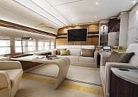 The world’s first private Boeing 747 interior looks like a superyacht